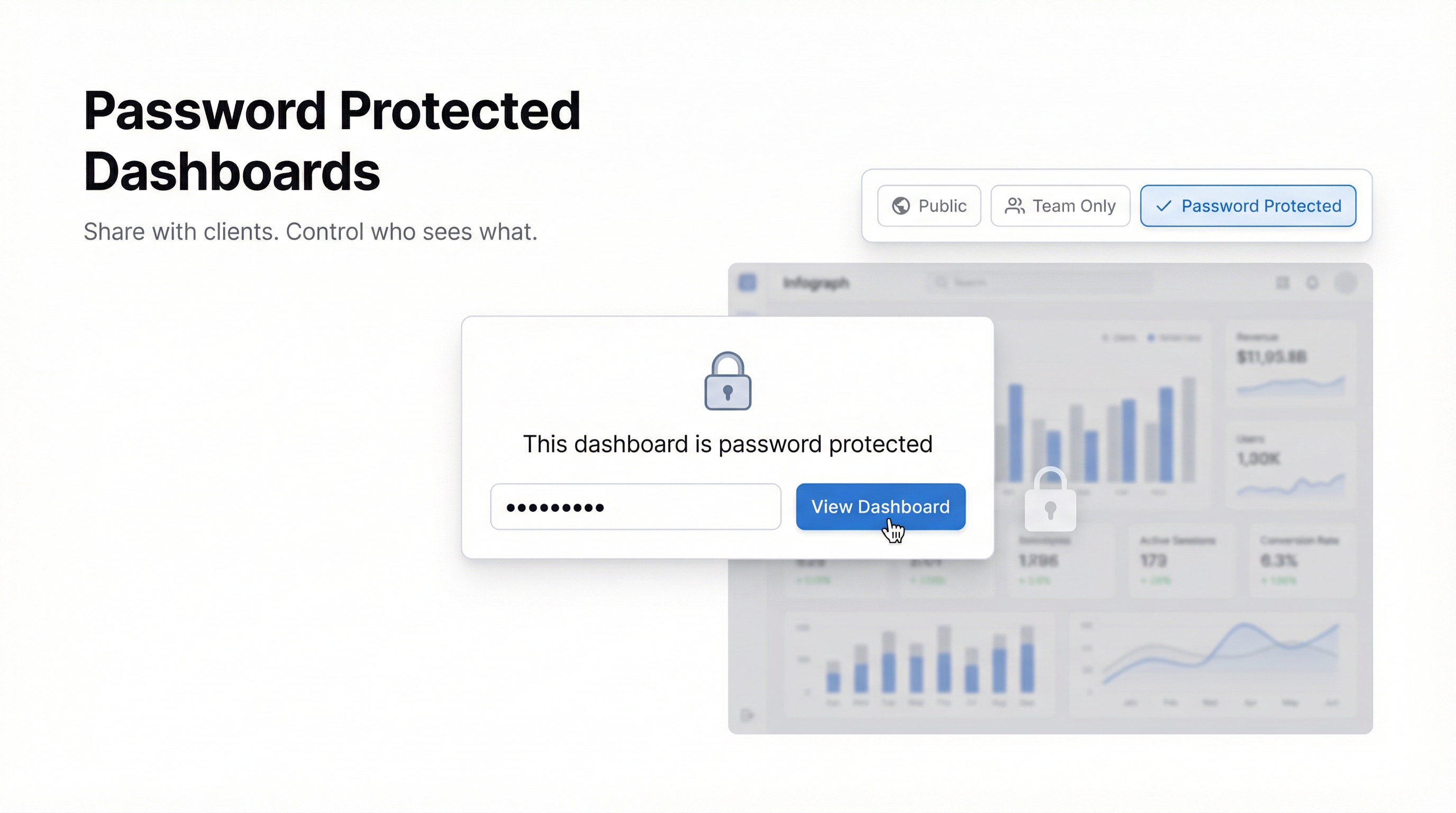 Password Protected Dashboard: Secure Sharing with Infograph